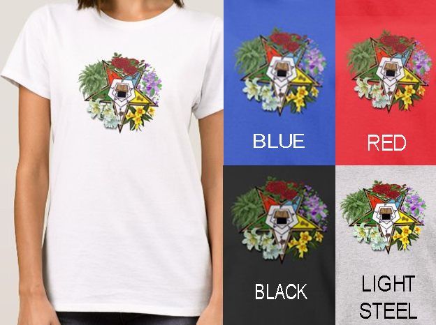 (image for) Floral Eastern Star Short Sleeve T-Shirt
